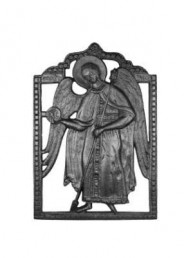 Икона "Архангел Гавриил" (сквозной рельеф)