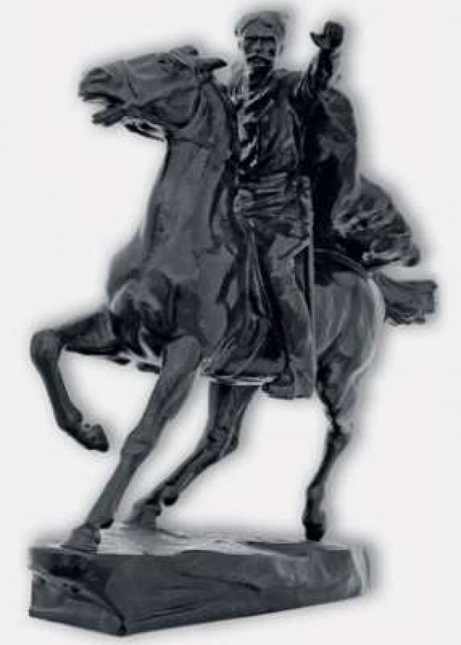 В. И. Чапаев на коне